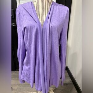 Kim Rogers Purple Cardigan in Size L